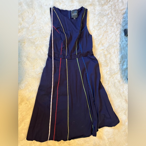 ModCloth Navy Blue Dress, Size L - Picture 5 of 7